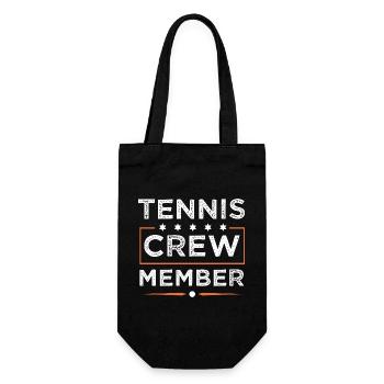 Équipe de tennis - Sac à bouteille - noir - Devant