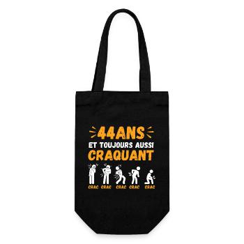 44 Ans Toujours Aussi Craquant Humour Crac - Sac à bouteille - noir - Devant