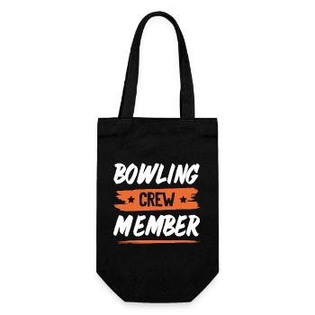 Bowling Crew - Gift Bag for Bottles - black - Front