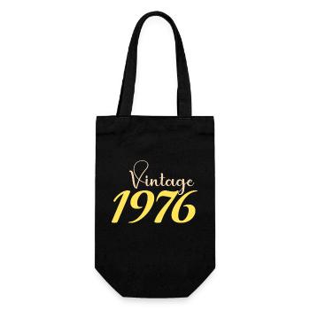 T-Shirt 50 Ans 1976 Design Minimal - Sac à bouteille - noir - Devant