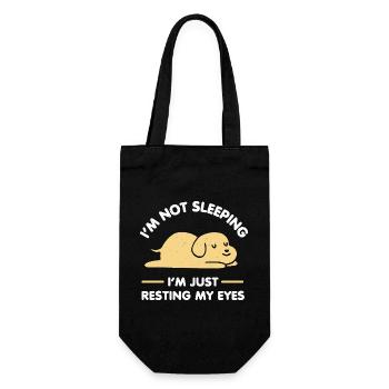 Just Resting My Eyes - Gift Bag for Bottles - black - Front