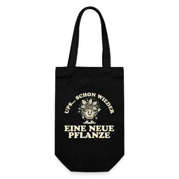 Oups, encore une nouvelle plante qui dit rétro - Sac à bouteille - noir - Devant