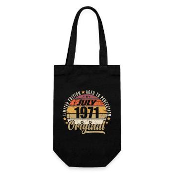 Anniversaire Mythique 1971 Cadeau Vintage 1971 - Sac à bouteille - noir - Devant
