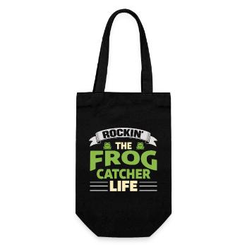 Rockin The Frog Catcher Life Froschfänger - Gift Bag for Bottles - black - Front