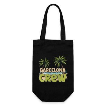 Barcelona Crew - Geschenkbeutel für Flaschen - Schwarz - Vorne