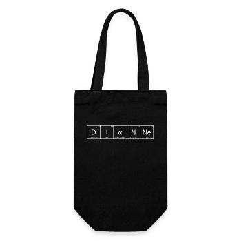 Dianne Nom Prénom Chimie Éléments du tableau périodique - Sac à bouteille - noir - Devant