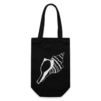 Seashells - Gift Bag for Bottles - black - Front
