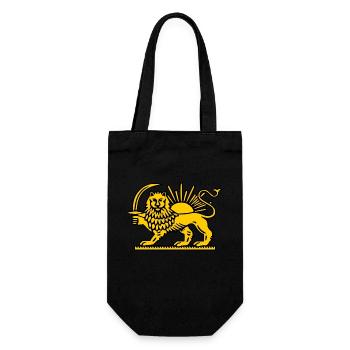 Iran löwe - Sac à bouteille - noir - Devant