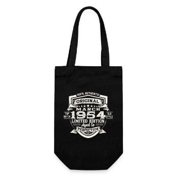 70e anniversaire Mann Original March Né en 1954 - Sac à bouteille - noir - Devant