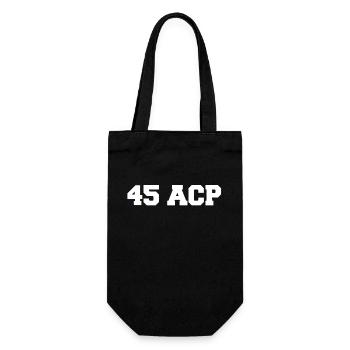 Just 45ACP white - Geschenkbeutel für Flaschen - Schwarz - Vorne