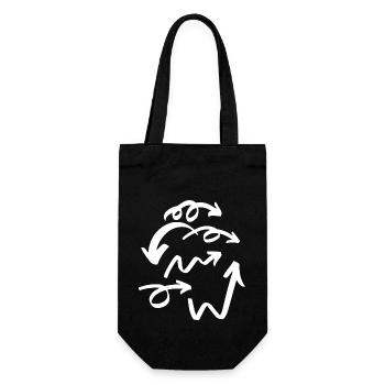 White Arrows - Sac à bouteille - noir - Devant
