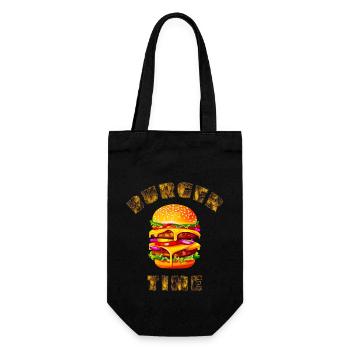 L’heure du burger - Sac à bouteille - noir - Devant