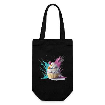 Sweet Cupcake - Gift Bag for Bottles - black - Front