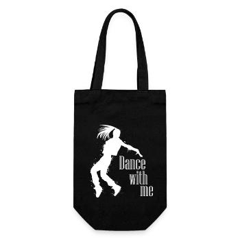 Danse Musique de danse - Sac à bouteille - noir - Devant