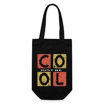 Just Be Cool,Be Cool - Gift Bag for Bottles - black - Front