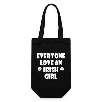 Everyone loves an irish girl - Sac à bouteille - noir - Devant