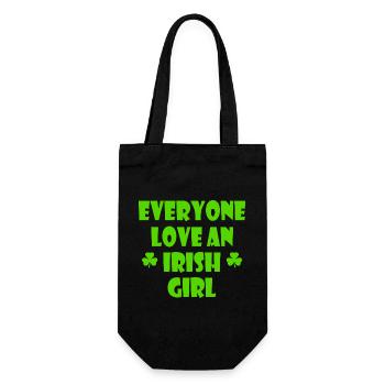 Everyone loves an irish girl - Sac à bouteille - noir - Devant