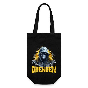 Le design du football Dresden Ultras pour les fiers Dresdiens - Sac à bouteille - noir - Devant