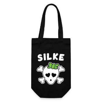 Pirate Silke Design for girls and women - Gift Bag for Bottles - black - Front