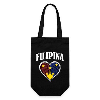 Philippines drapeau philippin fierté je cadeau - Sac à bouteille - noir - Devant