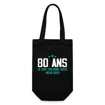 Beau goss Cadeau Anniversaire 80 ans Humour - Sac à bouteille - noir - Devant