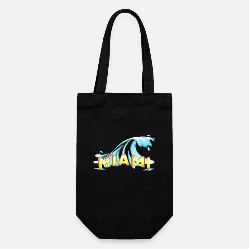 Miami - Gift Bag for Bottles - black