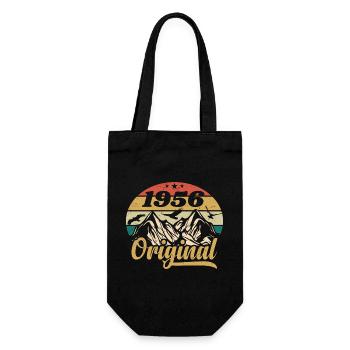 Original 1956 Vintage Anniversaire Cadeau 1956 - Sac à bouteille - noir - Devant