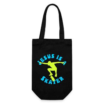Jesus is a Skater – Skateboard - Sac à bouteille - noir - Devant
