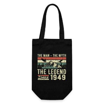 Retro 1949 Vintage - Cadeau D’anniversaire 1949 - Sac à bouteille - noir - Devant