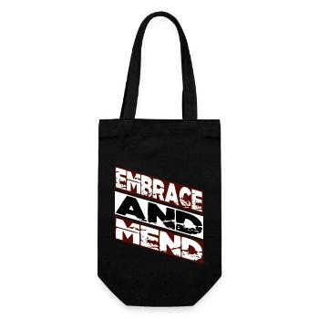 Support Network Supportive Relationships Happy - Gift Bag for Bottles - black - Front