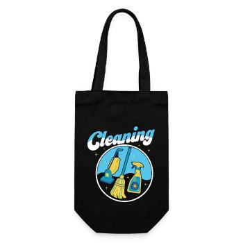Nettoyage Nettoyeur Femme au foyer Entretien ménager - Sac à bouteille - noir - Devant