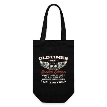 Oldtimer Mai 1959 Jahrgang 1959 Geburtstag 1959 - Geschenkbeutel für Flaschen - Schwarz - Vorne