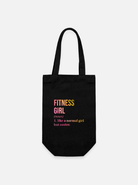 Fitness Fitness Fitness - Sac à bouteille - noir