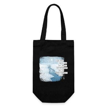 But let justice pour out like water. - Gift Bag for Bottles - black - Front