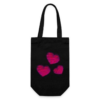 ALLES GUTE ZUM GEBURTSTAG. ALLES GUTE ZUM GEBURTSTAG. JAHRESTAG. - Geschenkbeutel für Flaschen - Schwarz - Vorne