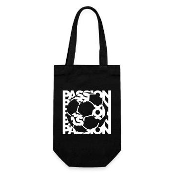 Soccer Passion Team Icon Graphic Logo icon - Gift Bag for Bottles - black - Front