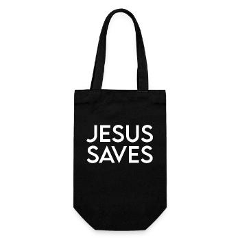 JÉSUS SAVE - Sac à bouteille - noir - Devant