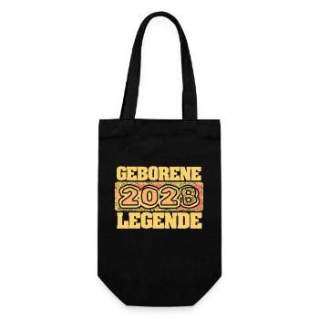 2028 - Gift Bag for Bottles - black - Front