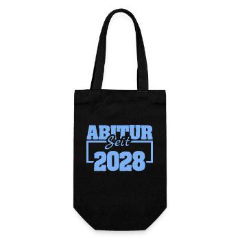 Abitur 2028 - Gift Bag for Bottles - black - Front