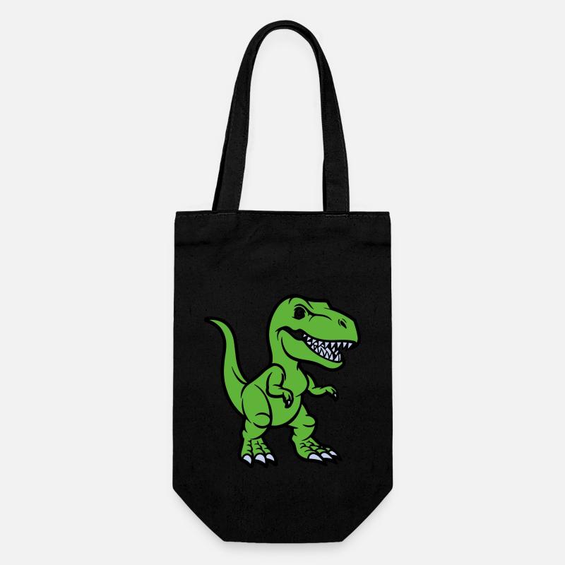 T Rex Comic dinosaurier - Geschenkbeutel für Flaschen - Schwarz