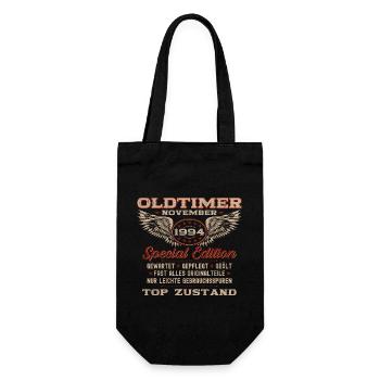 30. Geburtstag Oldtimer November 1994 Jahrgang 30 - Geschenkbeutel für Flaschen - Schwarz - Vorne