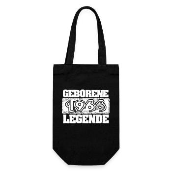 Birthday 1966 - Gift Bag for Bottles - black - Front