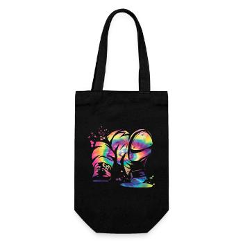 Tap Dancers Tap Dancing Kids Tap Dance - Gift Bag for Bottles - black - Front