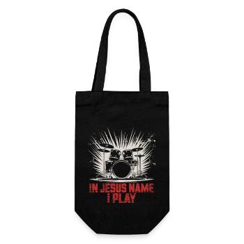 Rythme pour la foi - Sac à bouteille - noir - Devant