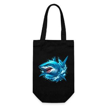 Requin - Sac à bouteille - noir - Devant