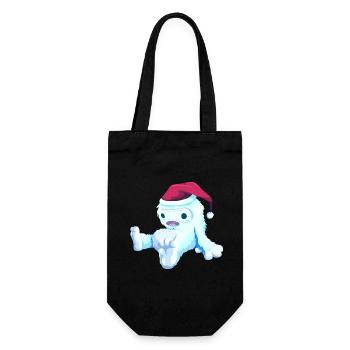 Poupée de Noël - Sac à bouteille - noir - Devant