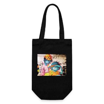 Friends - Geschenkbeutel für Flaschen - Schwarz - Vorne