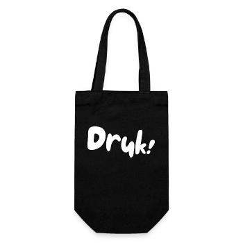 Pression! Chemises en dialecte anversois - Sac à bouteille - noir - Devant