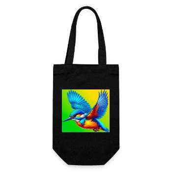 kingfisher - Gift Bag for Bottles - black - Front