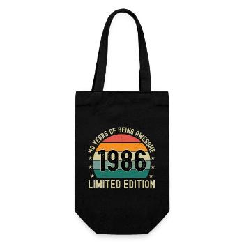 40 ans d’être génial 1986 Édition limitée - Sac à bouteille - noir - Devant